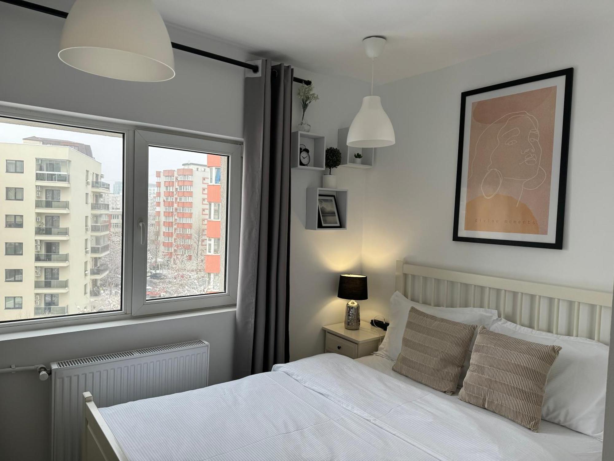 Evan Cozy Flat With Balcony & Parking, 13 September Bükreş Dış mekan fotoğraf